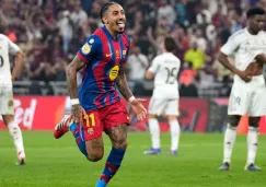 Raphinha en la Supercopa de España