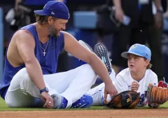 Clayton Kershaw con su familia