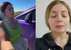 La creadora de contenido fue obligada a leer un comunicado para detallar que trabaja para el narco.