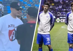 Los tres personajes están presentes en el duelo amistoso entre Atlas y Cruz Azul