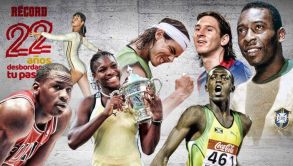 Aniversario RÉCORD: Diez deportistas que a los 22 años brillaron 