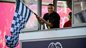 Mbappé bajó la bandera en el GP de Mónaco 
