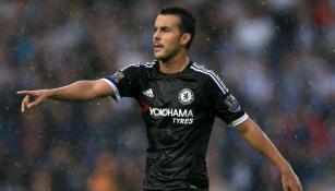 Pedro en su debut con el Chelsea 