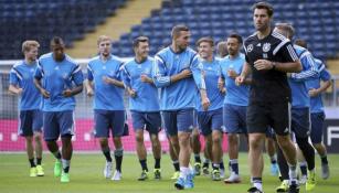 La selección de Alemania se prepara para su duelo contra Polonia