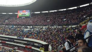 Aficionados de Chivas llenan cabecera sur del Estadio Azteca 