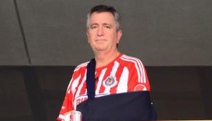 Jorge Vergara en un partido de Chivas