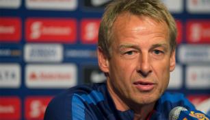 Jürgen Klinsmann en conferencia de prensa