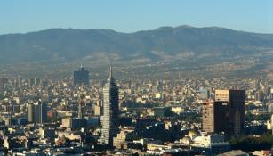 Foto panorámica de la Ciudad de México