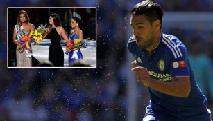 Falcao en un partido con Chelsea