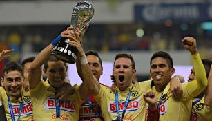 América celebra el título del Apertura 2014 