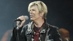 David Bowie, durante un concierto 