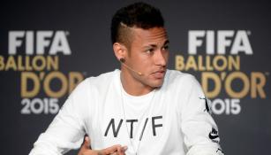 Neymar, en conferencia de prensa
