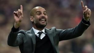 Guardiola, en un partido del Bayern Munich