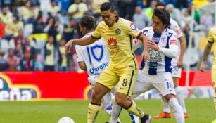 Andrade en la derrota del América frente al Pachuca