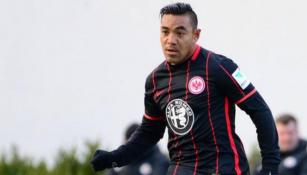 Marco Fabián, en partido con las Águilas