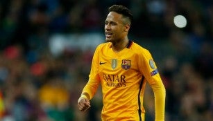 Neymar durante un juego del Barcelona