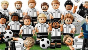 Los muñecos de Lego de la selección alemana