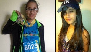 LeeAdianez presume su medalla del medio maratón