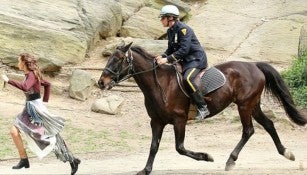 La rusa huye de la policía en Nueva York