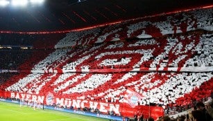 Mosaico de la afición del Bayern Munich