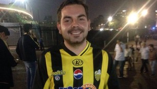 Jorge Canas, fan del Táchira, listo para ver a su equipo en C.U.