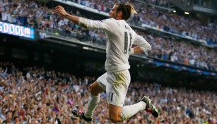 Bale celebra el gol del Real Madrid