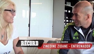 Zidane, en entrevista con RÉCORD