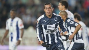 Funes Mori festeja gol en Pachuca