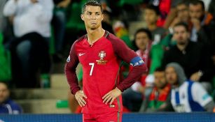 Cristiano Ronaldo lamenta el resultado contra Islandia