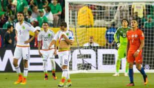 El Tri se lamenta después de su elimnación de Copa América Centenario
