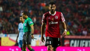 Gandolfi, durante un partido con Xolos