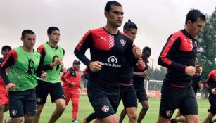 Márquez, durante un entrenamiento del Atlas