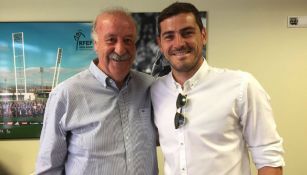 Iker Casillas y Del Bosque sonríen tras polémicas de su relación