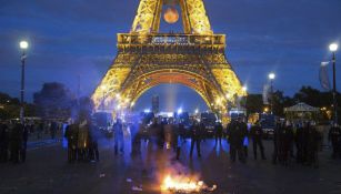 Torre Eiffel, escenario de disturbios durante Final de la Eurocopa 