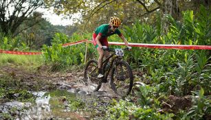 Campuzano, durante la competencia en los JCC Veracruz 2014