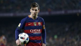 Messi, durante un partido del Barcelona