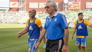 Miguel Mejía Barón tras culminar el Santos-Tigres de la J1