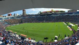 El Estadio Azul durante el juego entre Cruz Azul y Pumas en el Apertura 2016