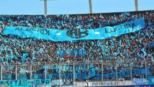 Fanáticos de Belgrano durante un encuentro