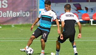 Alex Zendejas, en un entrenamiento en Verde Valle