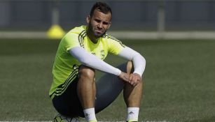 Jesé, en entrenamiento con el Real Madrid 