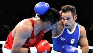 Vincenzo Mangiacapre en la pelea contra Juan Pablo Romero en Río 2016