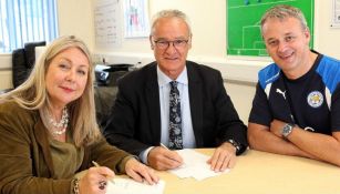 Ranieri tras firmar su nuevo contrato con Leicester City