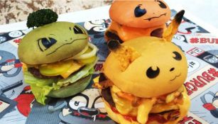 Hamburguesas inspiradas en Pikachu, Bulbasaur y Charmander