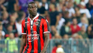 Mario Balotelli en su debut con el Nice