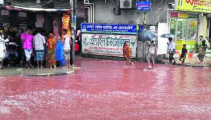 Así lucieron las calles de la India tras las fuertes lluvias 