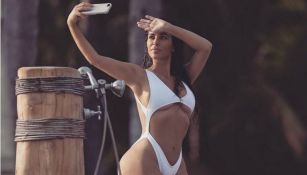 Kim Kardashian se toma una selfie en las costas de Nayarit