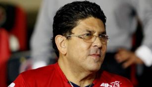 Fidel Kuri en un partido del Veracruz