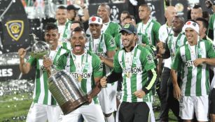 Atlético Nacional celebra triunfo en la Copa Libertadores 2016