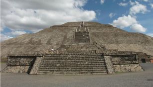 La Pirámide del Sol en Teotihuacán